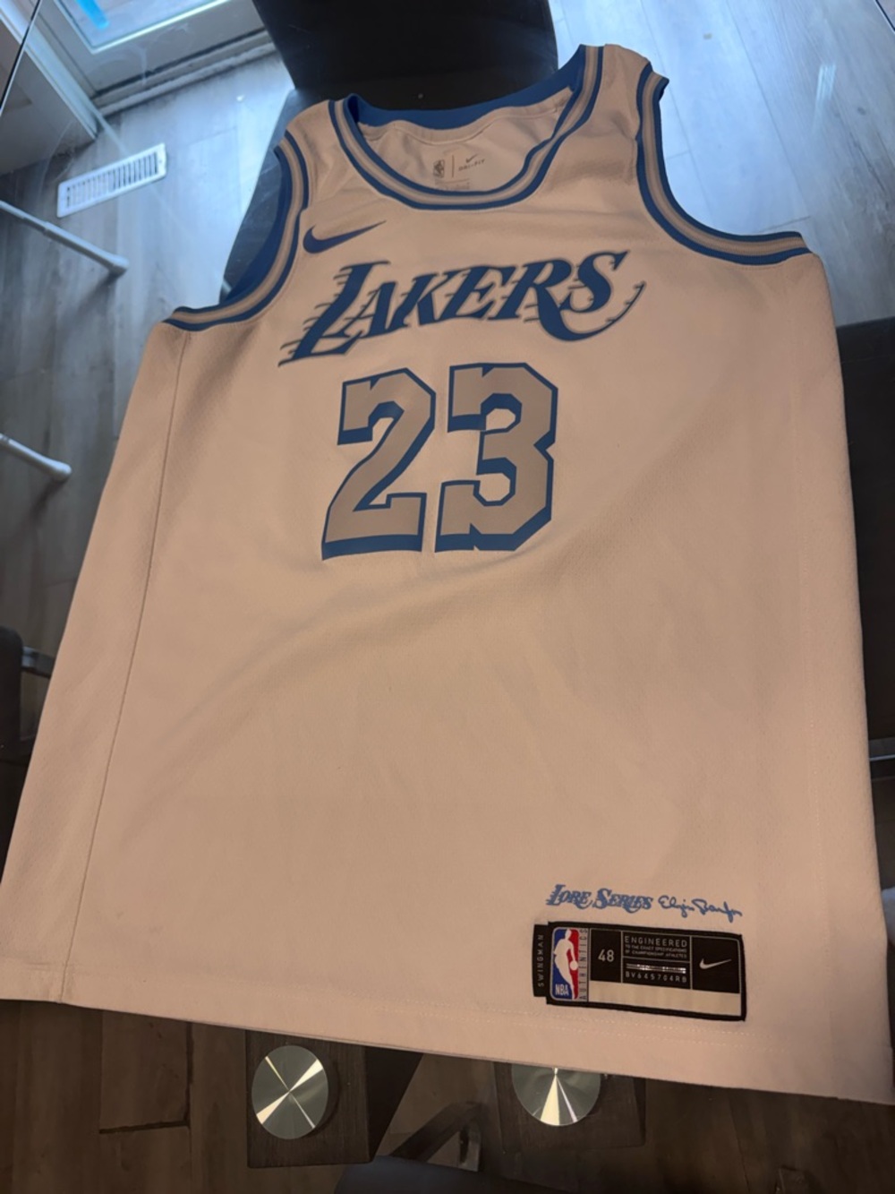 Authentic Nike LeBron James Los Angeles Lakers City Edition Jersey #23